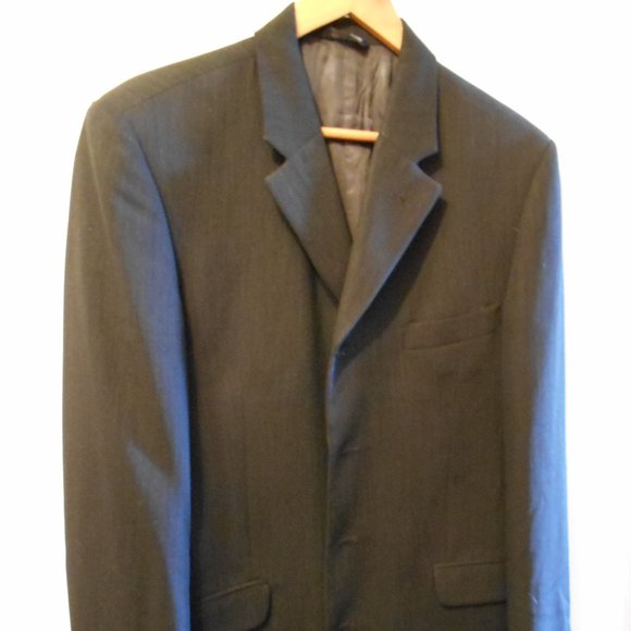 Perry Ellis America 42r Black Sportscoat - Picture 1 of 3